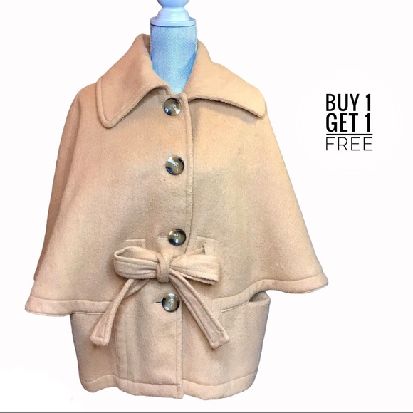 Talbots Jackets & Blazers - Talbots Ladies Cape Jacket Camel Size Small/Medium